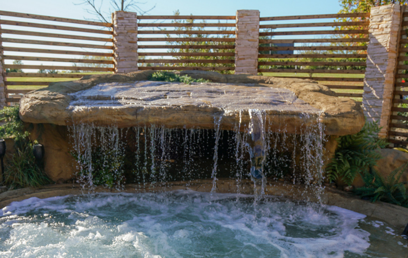 "SUNBAKE FALLS" SWIMMING POOL WATERFALL